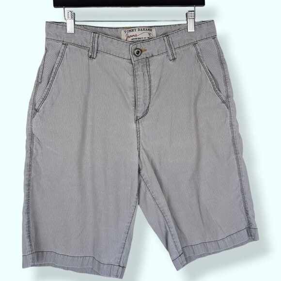 Tommy Bahama Grey Chino Shorts - Picture 1 of 5